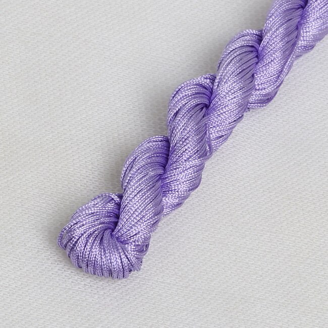 24meters Length & 1mm Diameter Chinese Knot Macrame String Wire Cord Thread for DIY Necklace Bracelet Braided String: Light Purple