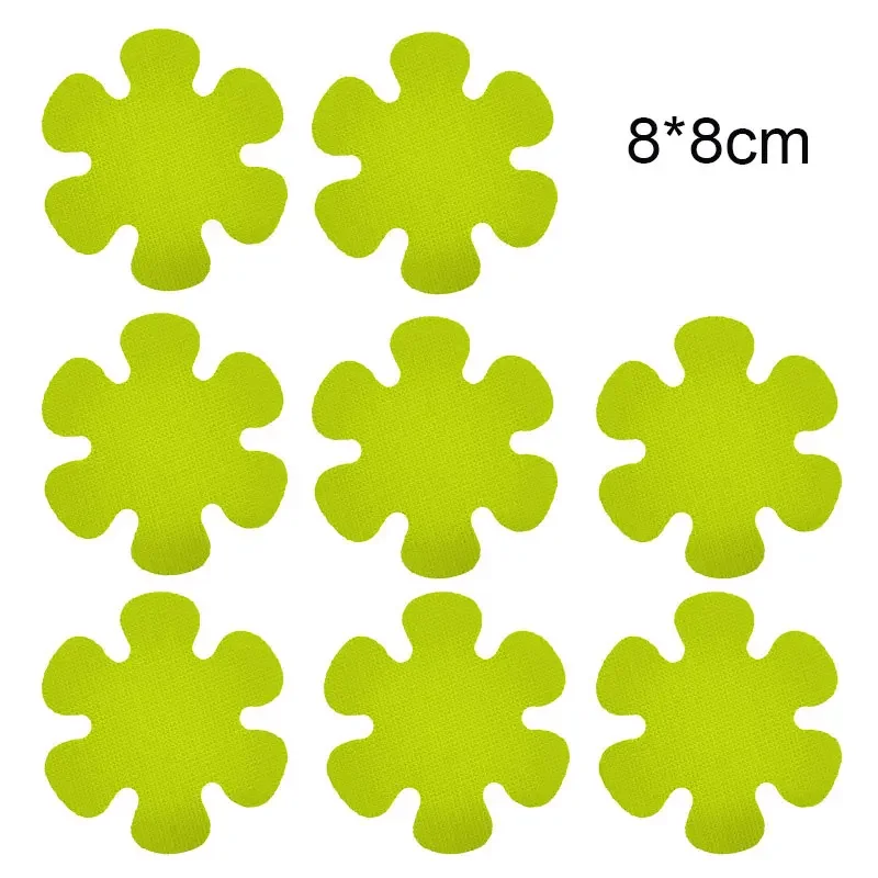 6/12/20PCS Anti Slip Bathtub Stickers Waterproof Flower Shaped Self-Adhesive Safety Shower Anti-Slip Appliques for Home Bathroom: BROWN / 400MMx600MM