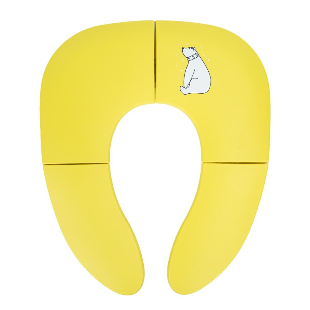Outdoor Baby Toilet Seat Potty Training Seat Portable Toddlers Kids Potties Trainer Seats Home Non-slip Child Lavatory Seat: Yellow