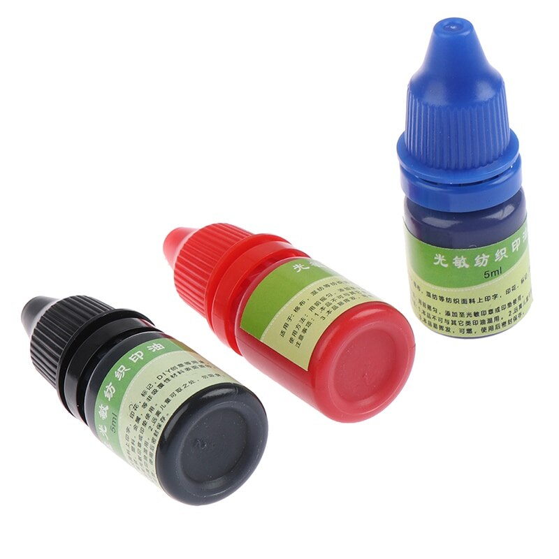 Tinta textil impermeable para estudiantes y niños, sello de nombre, impresión en ropa, lavado, 1 unidad, 5ml