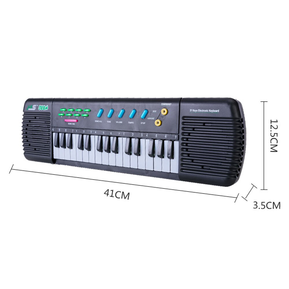 61 Toetsen Elektronische Orgel Usb Digitale Keyboard Piano Digitale Piano 31/37 Toetsen Elektrische Piano Voor Muziekinstrument Kids Speelgoed: 31 Keys Piano