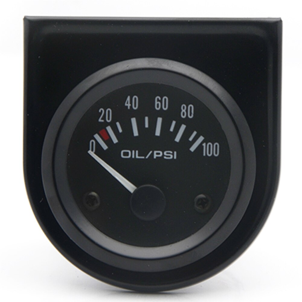 2 &quot; 52mm vattentemp/ oljetemp/oljepress psi/ oljepress kg/volt/amperemeter/bränslenivå (utan flottör) mätare bil: Oljepress psi