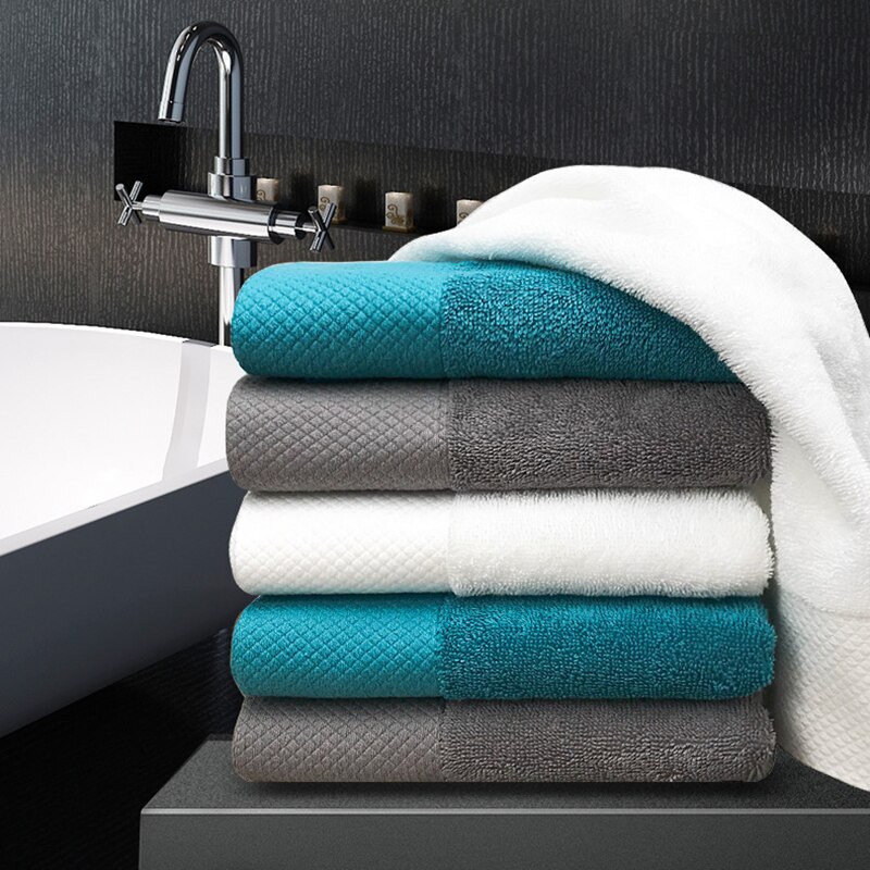 Luxury Bathroom Towel Platinum Satin Towels Bathroom Beauty Skin Management Water Absorption Hotel Towel Soft 100% cotton 35x75c
