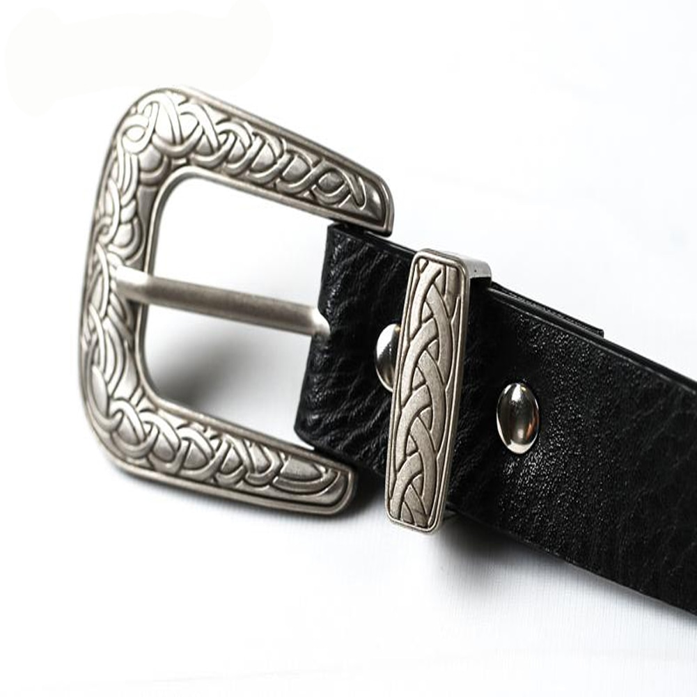 Vogue Vrouwen Dames Vintage Metalen Boho Lederen Dubbele Gesp Taille Riem Tailleband