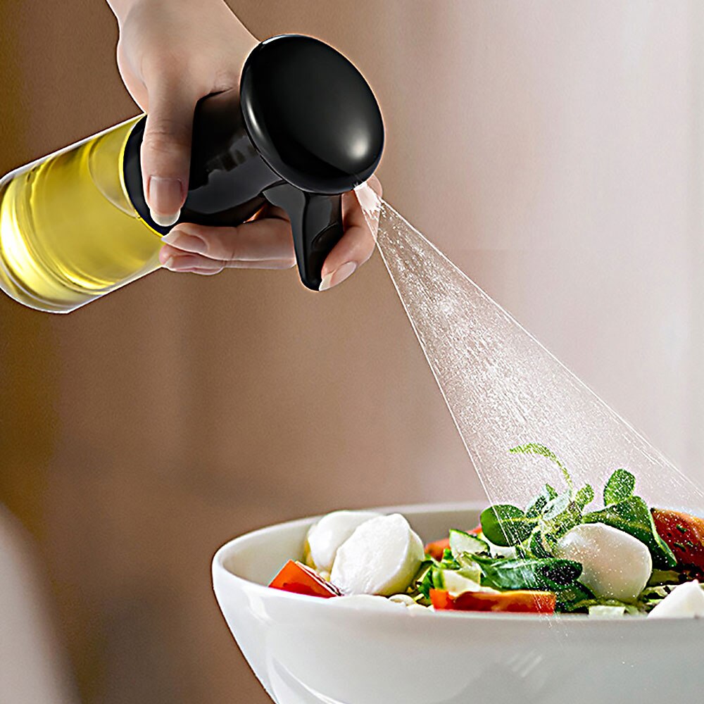 210ML Olive Oil Spray BBQ Cooking Kitchen Baking Olive Oil Sprayer Oil Spray Empty Bottle Vinegar Bottle Oil Dispenser Salad