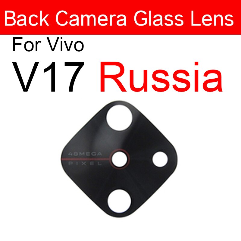 Achteruitrijcamera Glas Lens Voor Vivo V15 V20 Pro V17 V20 V20SE V21 5G Terug Camera Glazen Lens belangrijkste Camera Glas Lens Vervanging: V17 Russia 