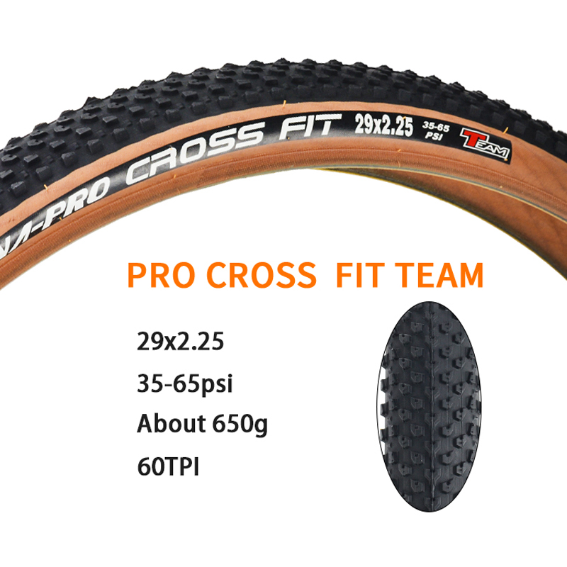 INNOVA-neumático ultraligero para bicicleta de montaña, llanta con cable de acero de 60TPI, borde amarillo y marrón, 29x2,1, 29x2,25, 29x25/2, 27,5 x 2.. 1: 29x2.25