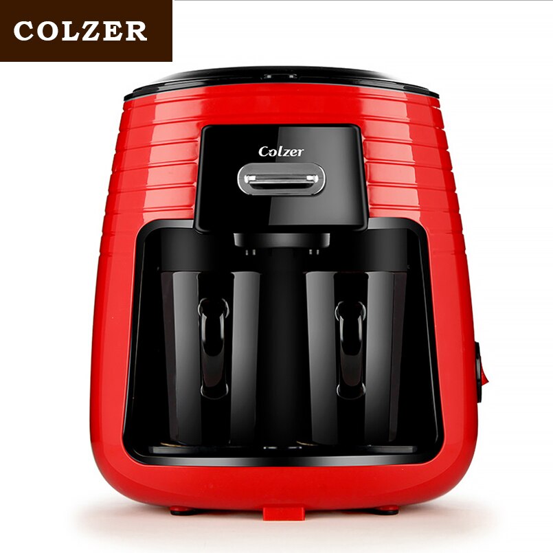COLZER Coffee Machine Drip Machine For Coffee With 2 Cups Concentrated American Double Espresso Coffee Maker Machine For Home