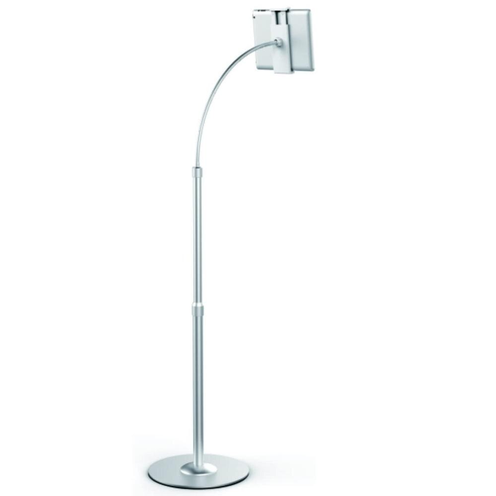 Universal Adjustable Aluminium height-adjustable Gooseneck Floor Stand Fits for iPad/Tablet/Phone Mount Holder: Default Title