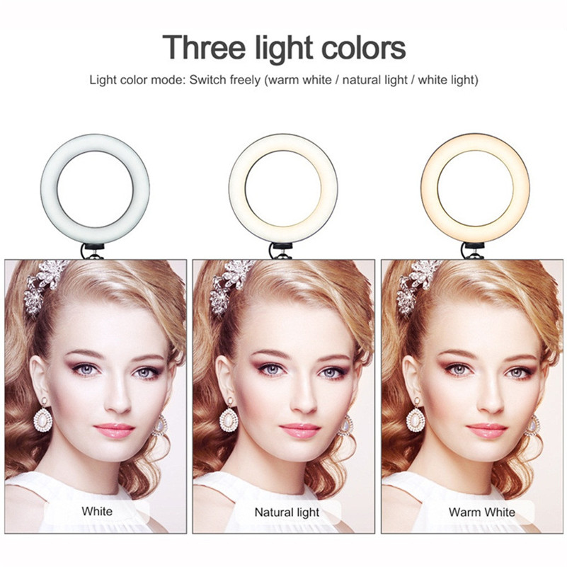 10 inch led selfie ringlicht studiofotografie foto ring invullicht met statief voor smartphone make-up