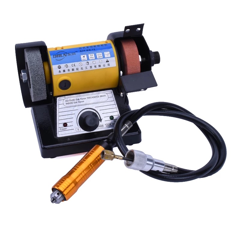 An Jieshun multi-function bench grinder engraving machine table grinding machine polishing machine jade grinding machine amber: Host knife