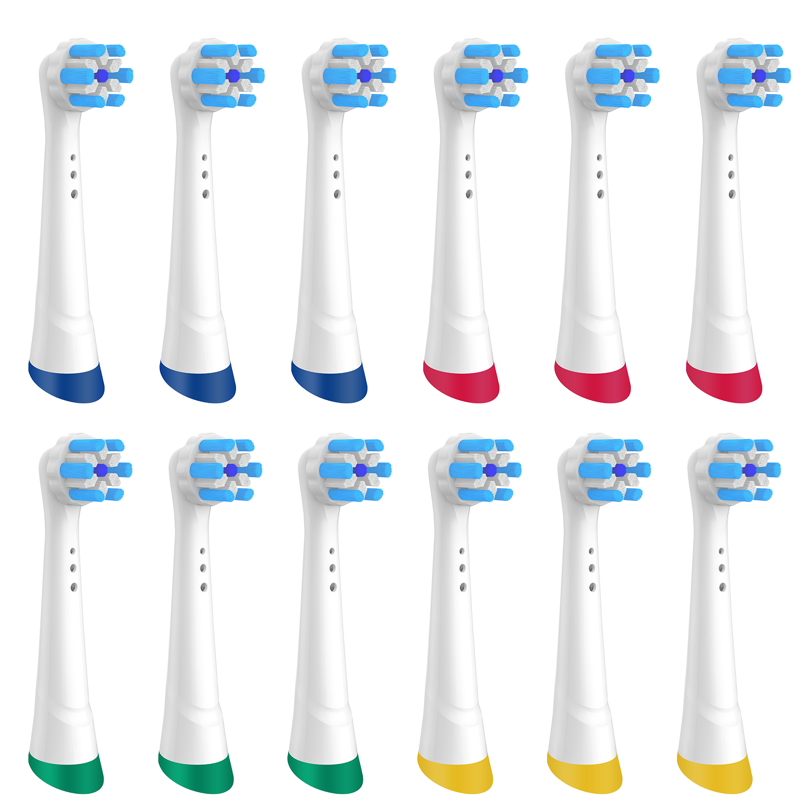Compatibel met Oral-B iO 3/4/5/6/7/8/9/10 Serie Elektrische Tandenborstel Opzetborstels, voor Oral-B iO Elektrische Tandenborstel: WHITE