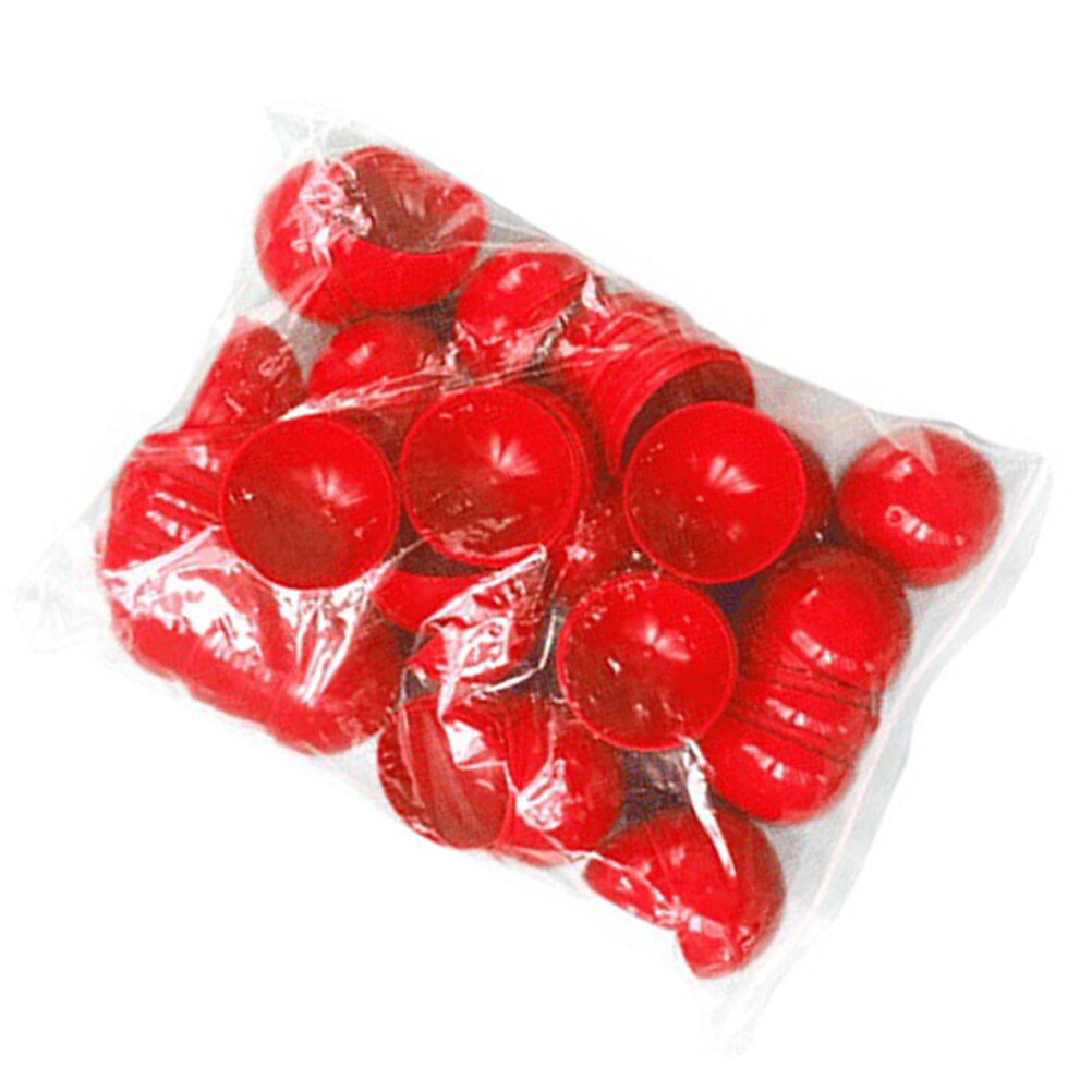25pcs Lottery Balls Hollow Table Activity Balls Pong Balls For Game Party Decoration 40mm Diameter
