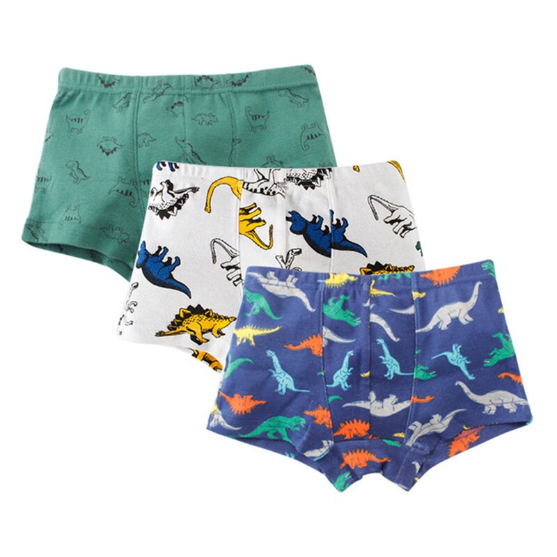 Boxer sous-vêtement en coton pour enfants | Caleçon respirant pour adolescents, culotte de dessin animé, 3 pièces/lot: 7