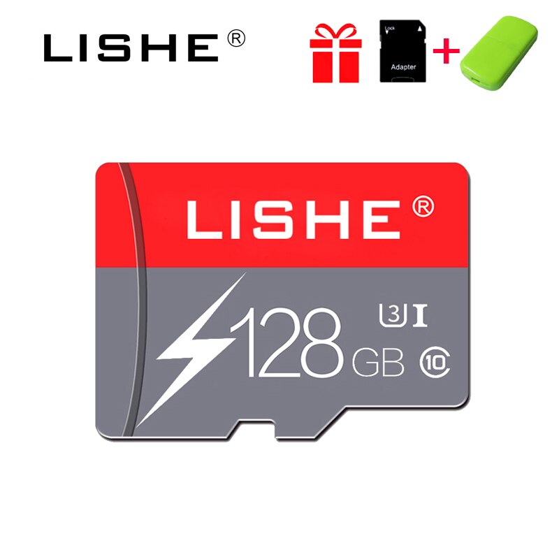 Free ship Original 32gb sd 64G Micro SD microsd memori card U3 high speed TF cartao de memoria Card 128gb flash CARD: 128GB