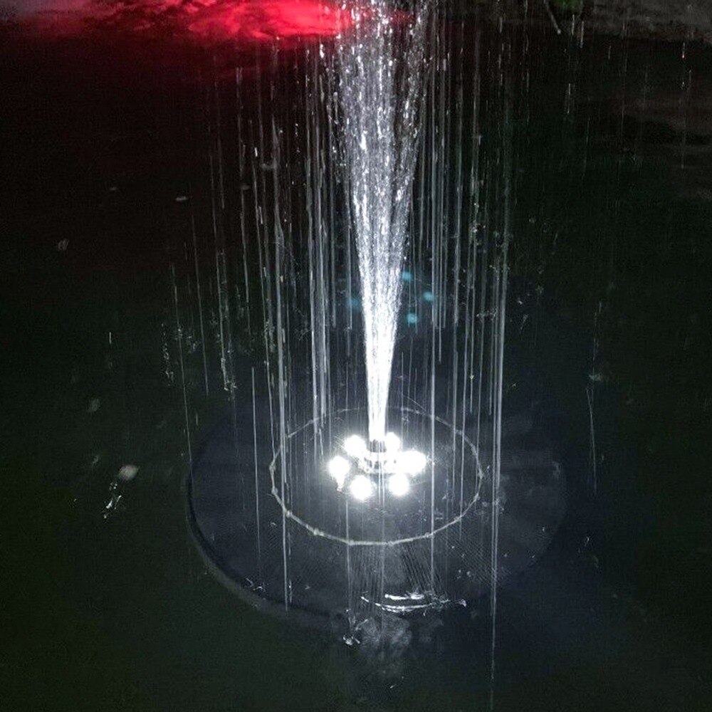 Solar Fountain Led Solar Water Fountain with LED Lights for Outdoor Landscape Garden Decor Floating Pool Fountain Solar Pump