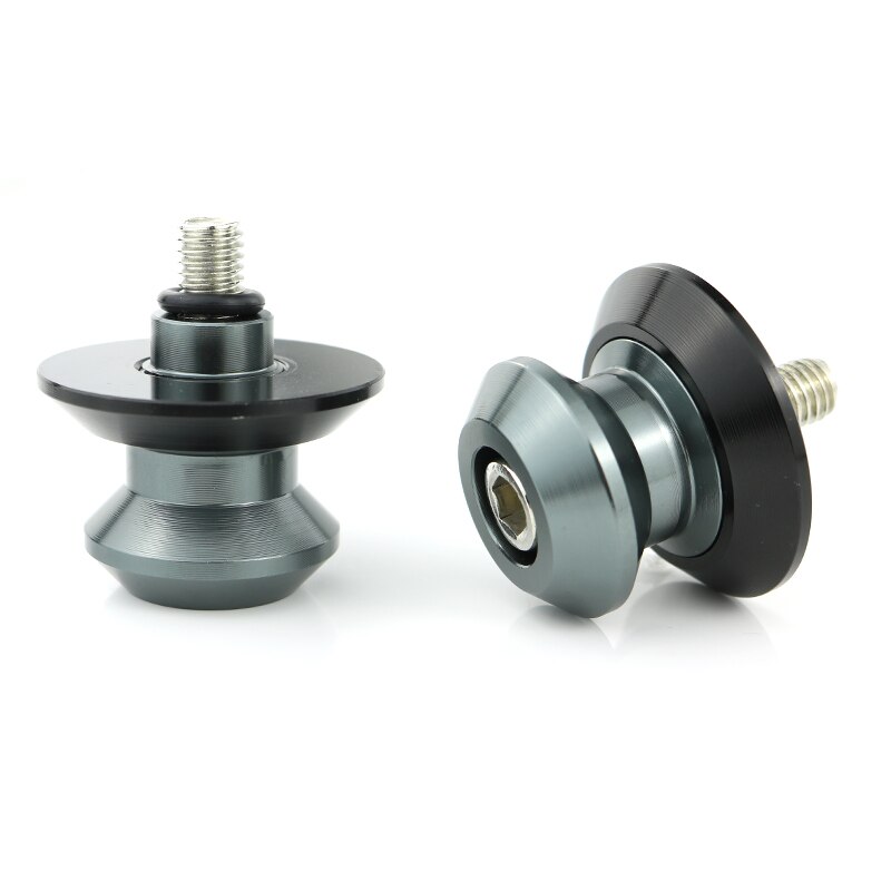 Voor Yamaha YZF-R1 R6 MT01 MT-01 MT03 MT-03 MT-125 MT-25 Motorfiets Aluminium Swingarm Stand Spoelen Spoelen Slider: titanium