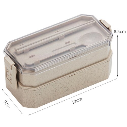 Bento Box Japanese Lunch Box, Bento Lunch Box Containers for Kids and Adults: Black