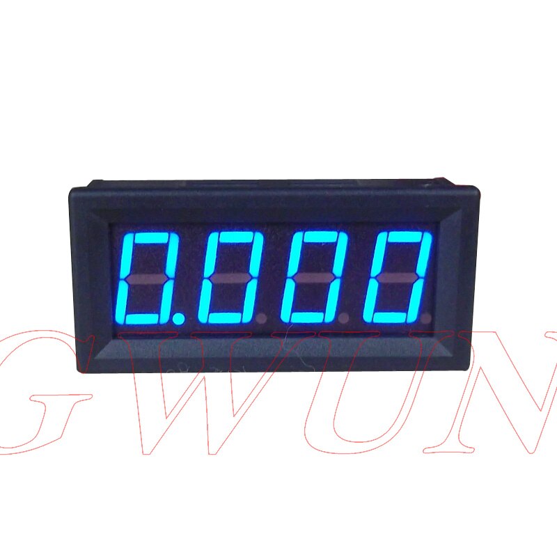 GWUNW durch456A 0-9.999A (10A) 4 bisschen Ziffer amperemeter Aktuelle Tafel Meter 0,56 zoll LED: Blau