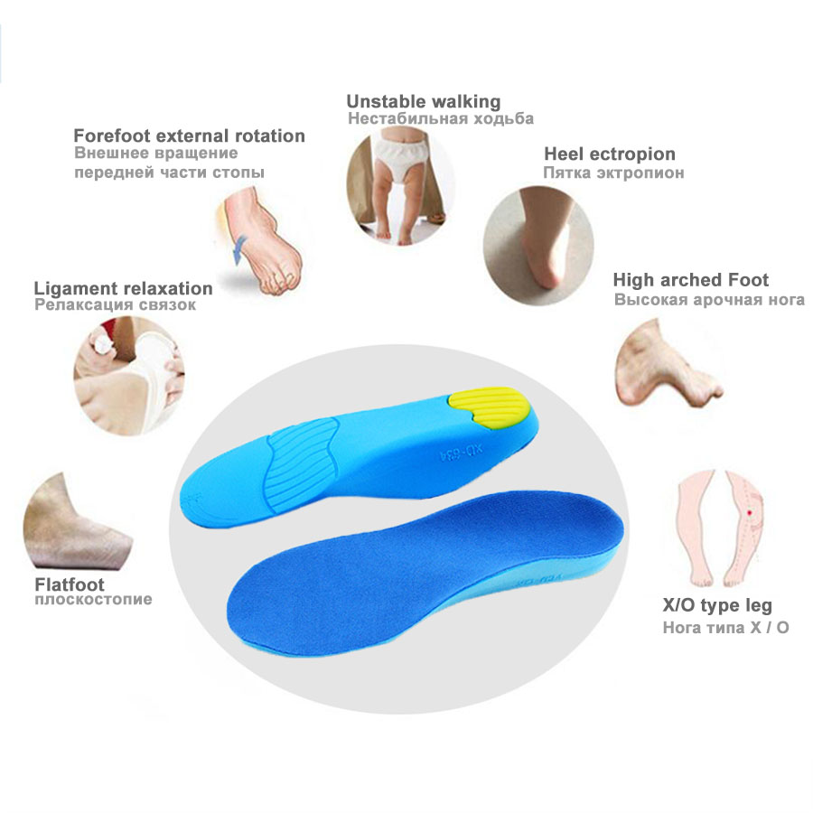 VAIPCOW Doctor Recommends Children's Insoles O/X Leg Foot Valgus Arch Support Orthosis Flat Foot corrigibil Insole Foot Care