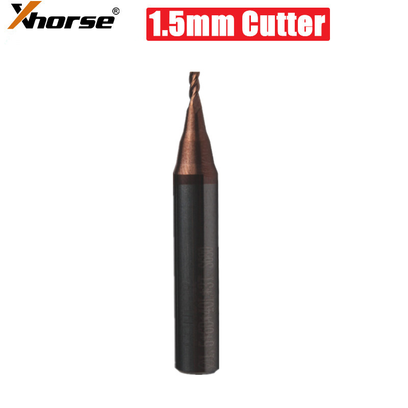 Fraise pour Xhorse CONDOR XC-MINI, dauphin XP005 XP007, Machine de découpe de clés, 1.0mm 1.5mm 2.0mm 2.5mm1.5/2.5mm