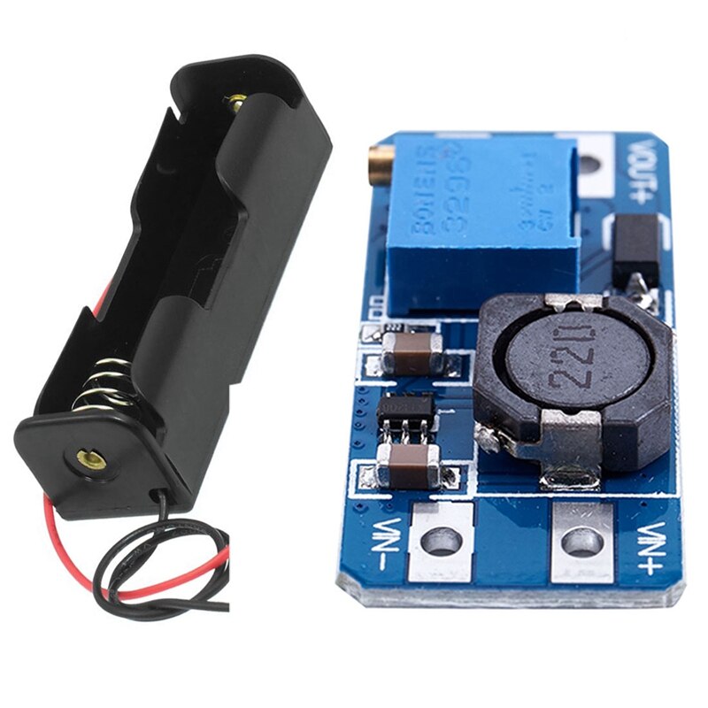 -2Pcs Black 18650 Flat Tip Batteries Battery Holde... – Vicedeal