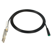 Bafang-Cable USB para programación de bicicleta eléctrica, accesorio de 1,6m de longitud, para 8fun/BBS01B BBS02B BBSHD, unidad central, cable para programar motor de bicicleta eléctrica