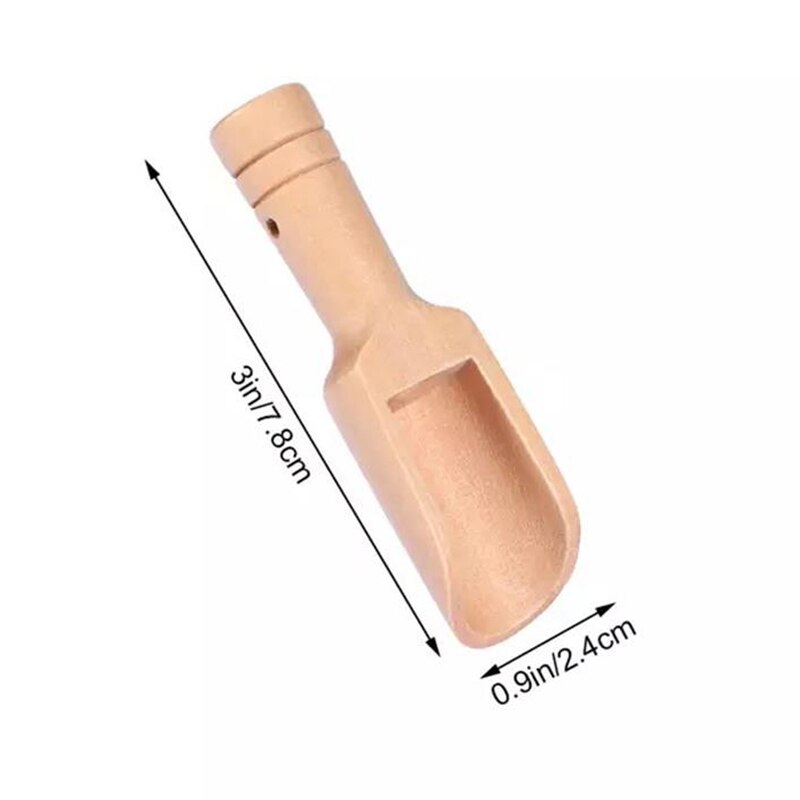 15g Durable Guger arbre en bois petite Scoop sel sucre café cuillère cuisine en bois cuillère engrais pelle Gadget de cuisson