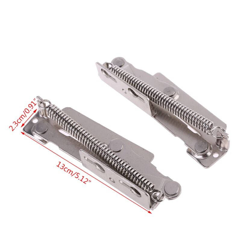 Bisagras con resorte para puerta de armario, herramienta de soporte superior, con solapa, 80 grados, 2 unids/set,