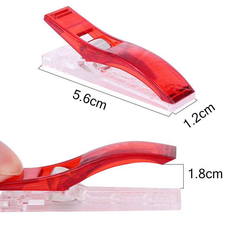 Clip grande de plástico para costura, accesorios de Clip de retales, dobladillo, bricolaje, acolchado, artesanía, costura, tejer, tirantes, 50 Uds.
