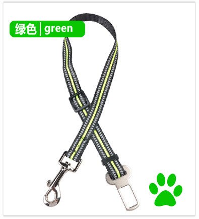 Pet Hond Kat Producten Reflecterende Autogordel Leads Riemen: Green