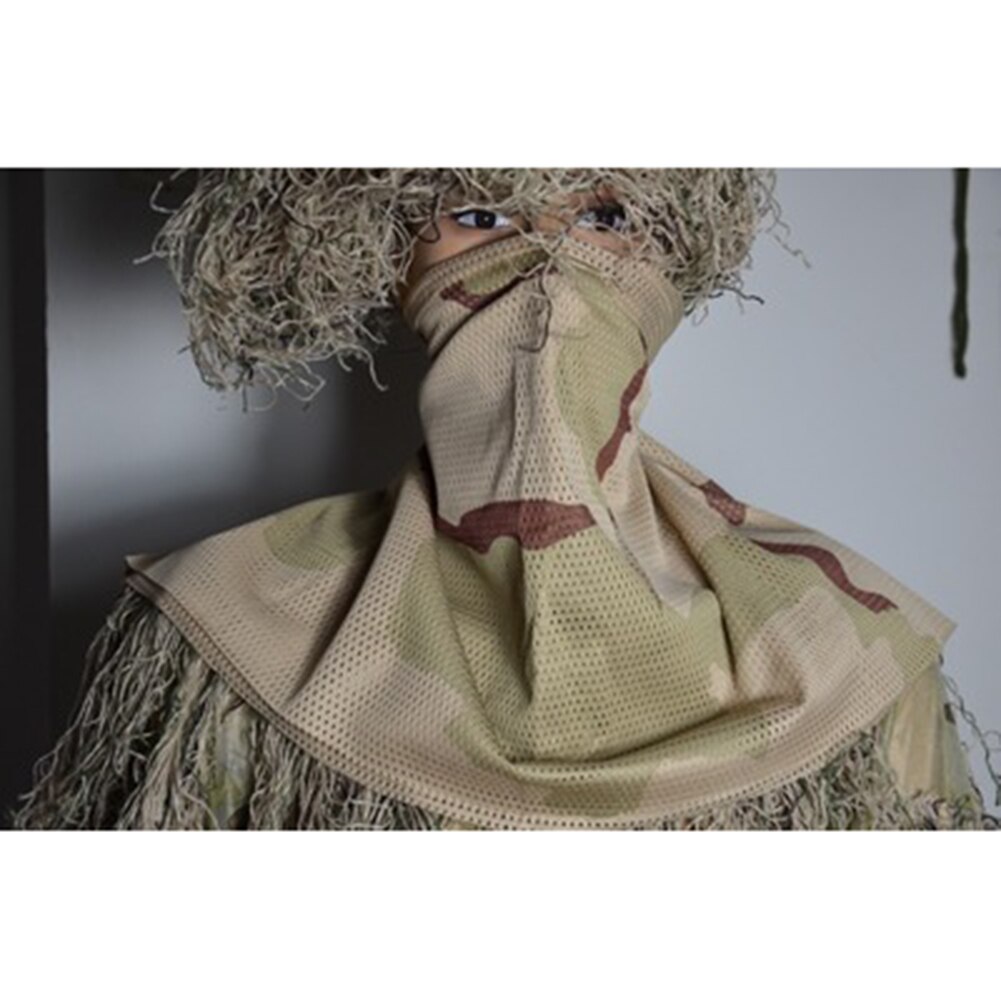 Pañuelo para exterior actividades pañuelo Material de la malla de la cubierta de la cabeza el cuello a prueba de polvo: 7