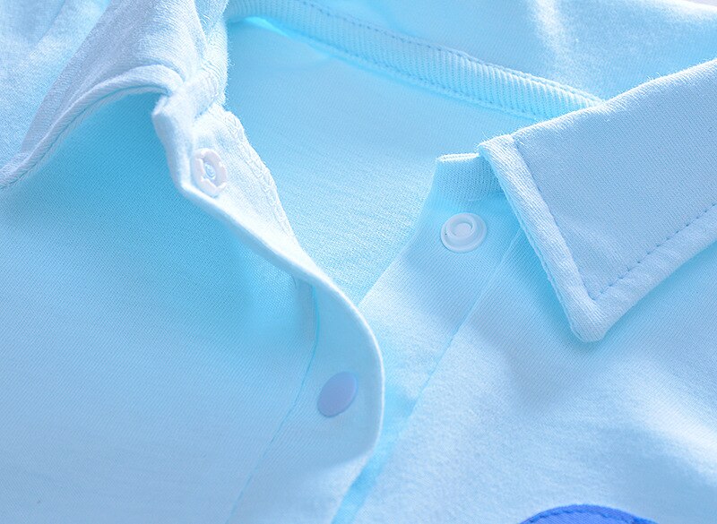 Einzelhandel Sommer Baby Body Kleidung Infant Körper Babys Baumwolle Revers Kurzarm Kleidung Overall Neugeborenen Baby Kleidung