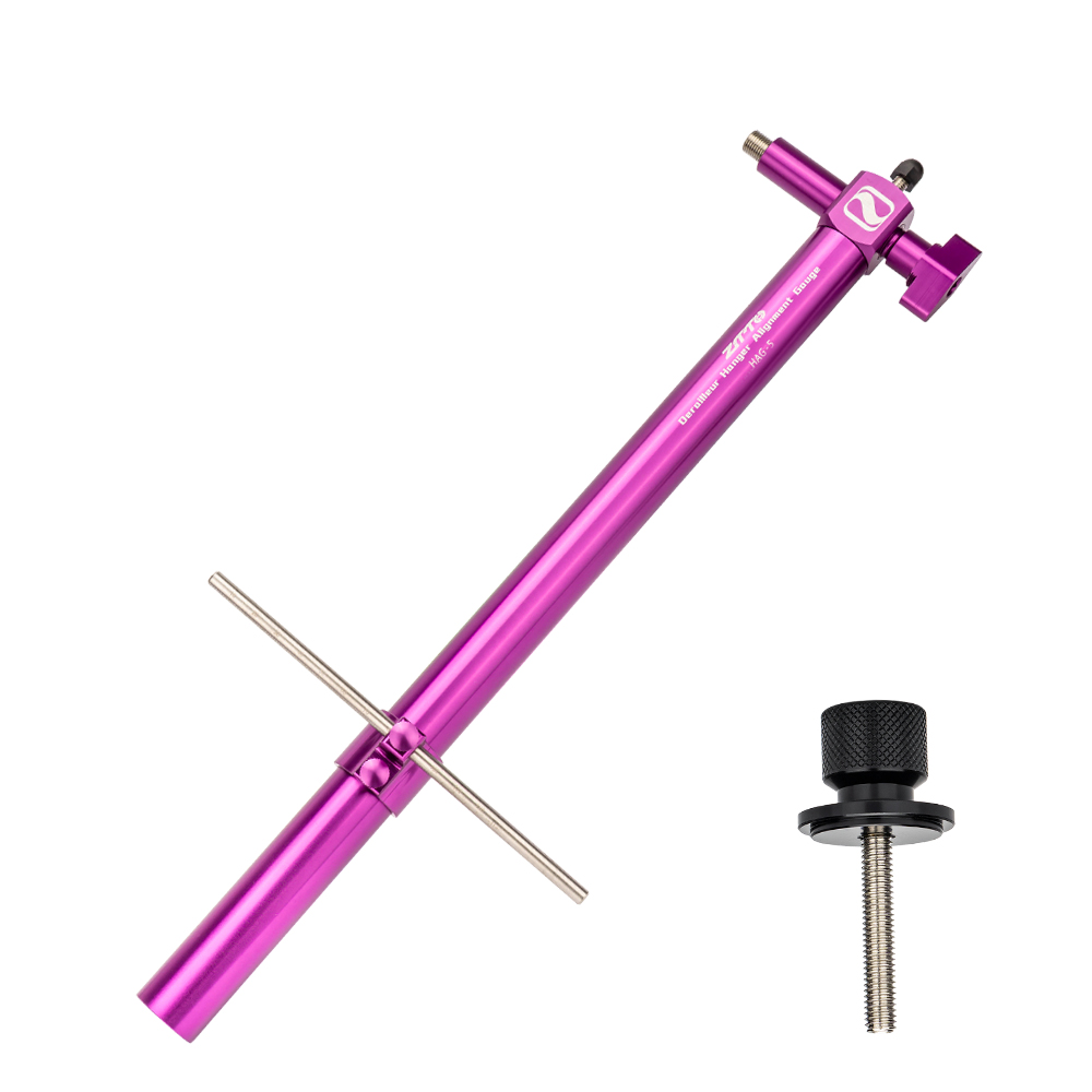 ZTTO Road Bike Shifter Height Angle Adjust Hand Shift Lever Measure Kit Bicycle Derailleur Hanger Alignment Gauge Tool: Dark Grey