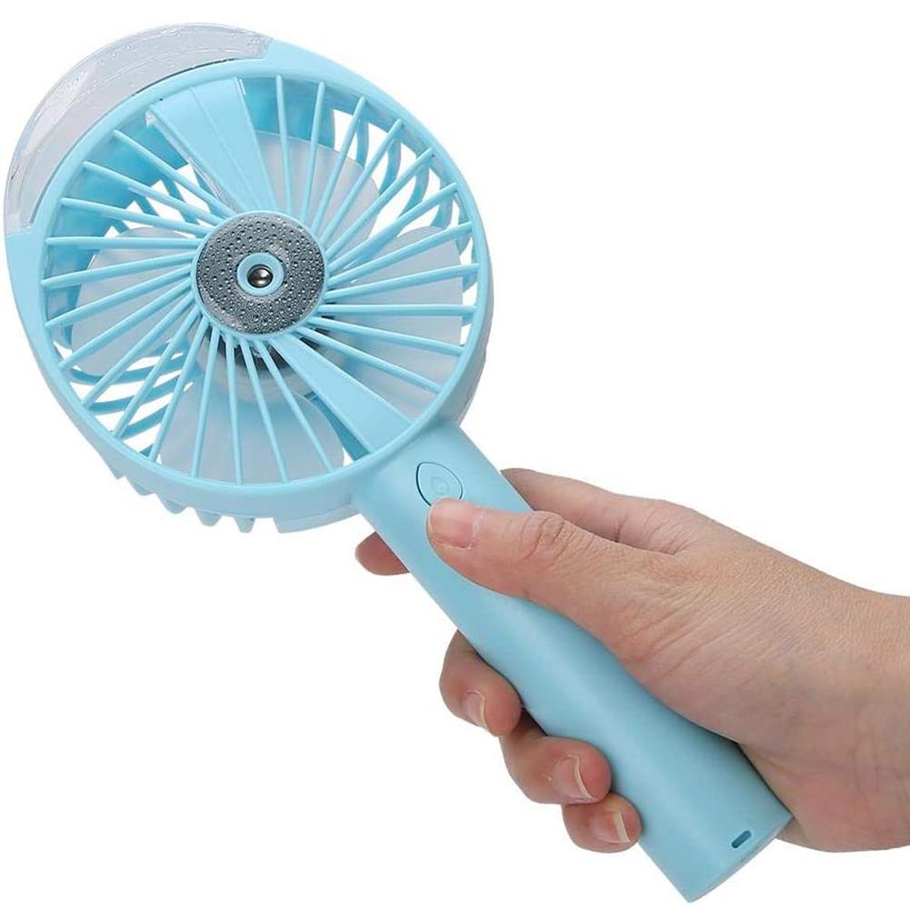 Mini Portable Handheld Water Mist Spray Cooler USB Rechargeable Cooling Fan