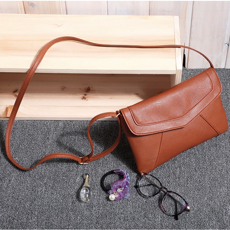 vintage casual leather handbags clutches ladies party purse women bag bolsos rossbody messenger shoulder school bags