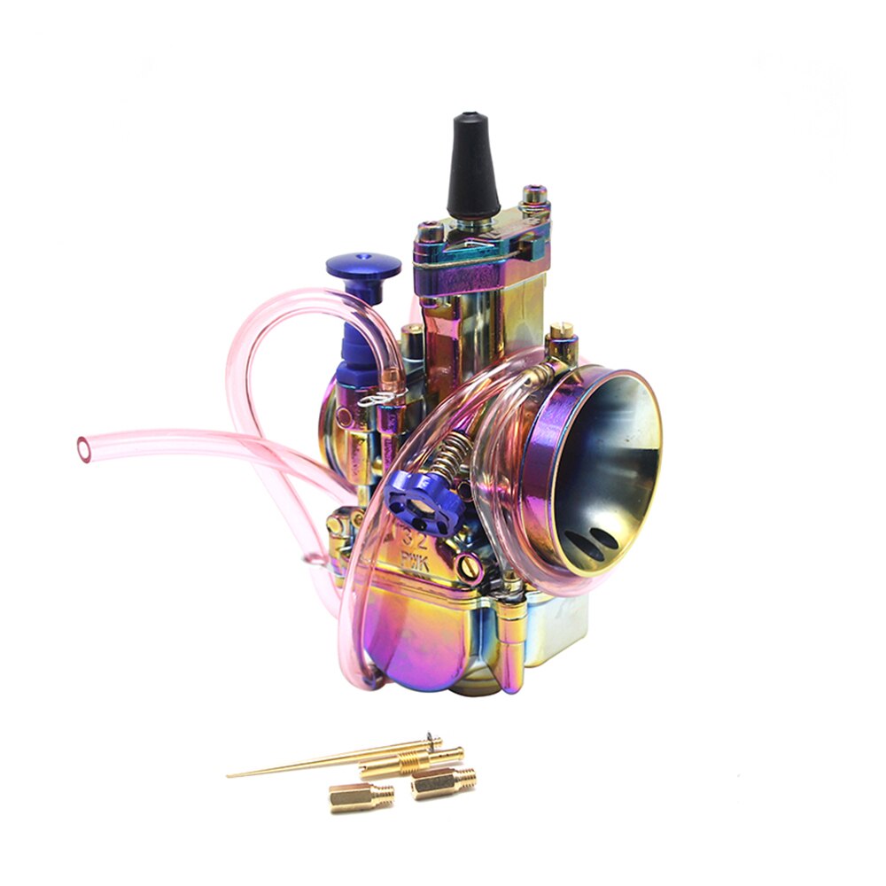 ZSDTRP Universal Multicolor Motorcycle Carburetor 21 24 26 28 30 32 34mm Power Jet Dirt Bike 4T PWK Carburador 110cc 250cc 125cc