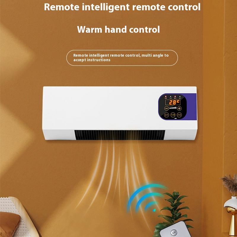 Airconditioner voor slaapkamer 2000W Afstandsbediening Muur Luchtkoeler Conditioners Kleine winterwarmer Temperatuur instelbaar Thuis
