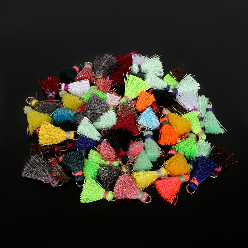 20 sztuk kolor mini 20mm kutas grzywka wisiorek DIY impreza wiszące pierścień sznury zakończenie z frędzlami odzieży zasłony biżuteria dekoracje frędzle koronki