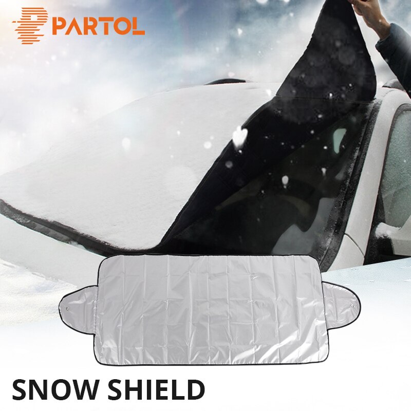 Partol Winter Universele Beschermende Auto Anti Sneeuw Ijs Schild Auto Covers Zonnescherm Cover Voorruit Auto Voorruit Screen Cover