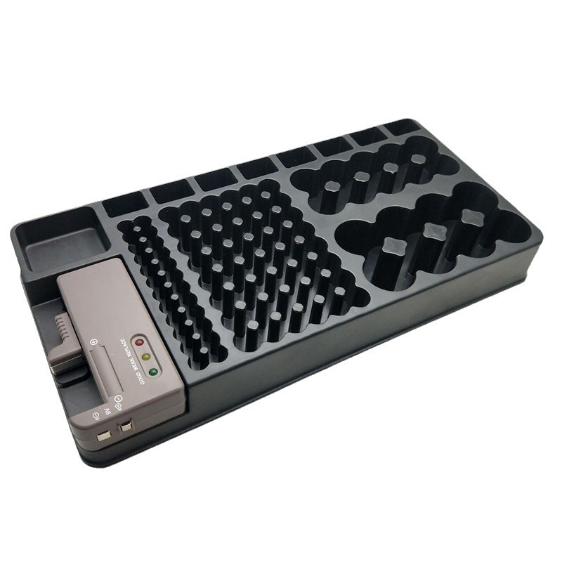 Batterij Opbergdoos Organizer Houder met Batterijen Tester Rack Case Box Houders Zonder Batterij Checker, opbergdoos