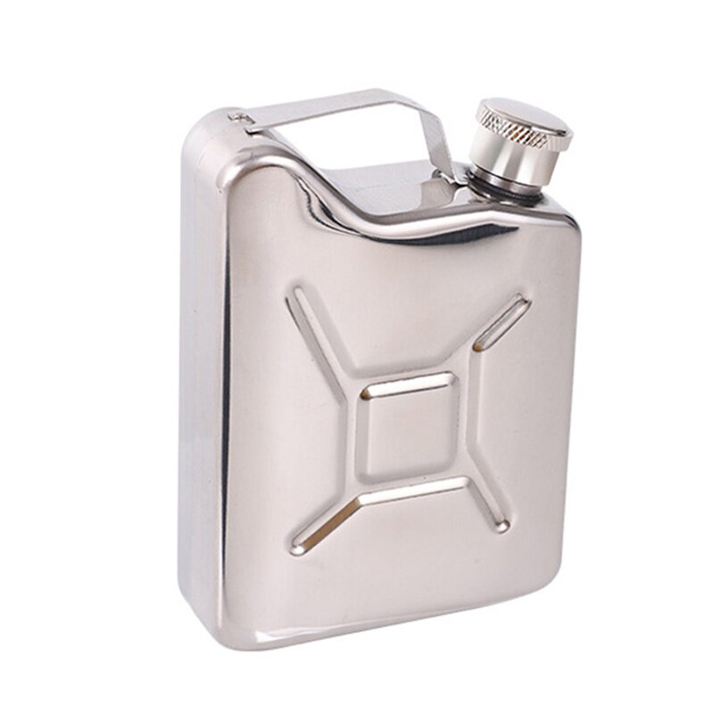 5oz Hip Flask with Funnel Mini Portable Wine Drink Pot Stainless Steel Alcohol Whiskey Flagon Wine Bottle for Outdoor Men