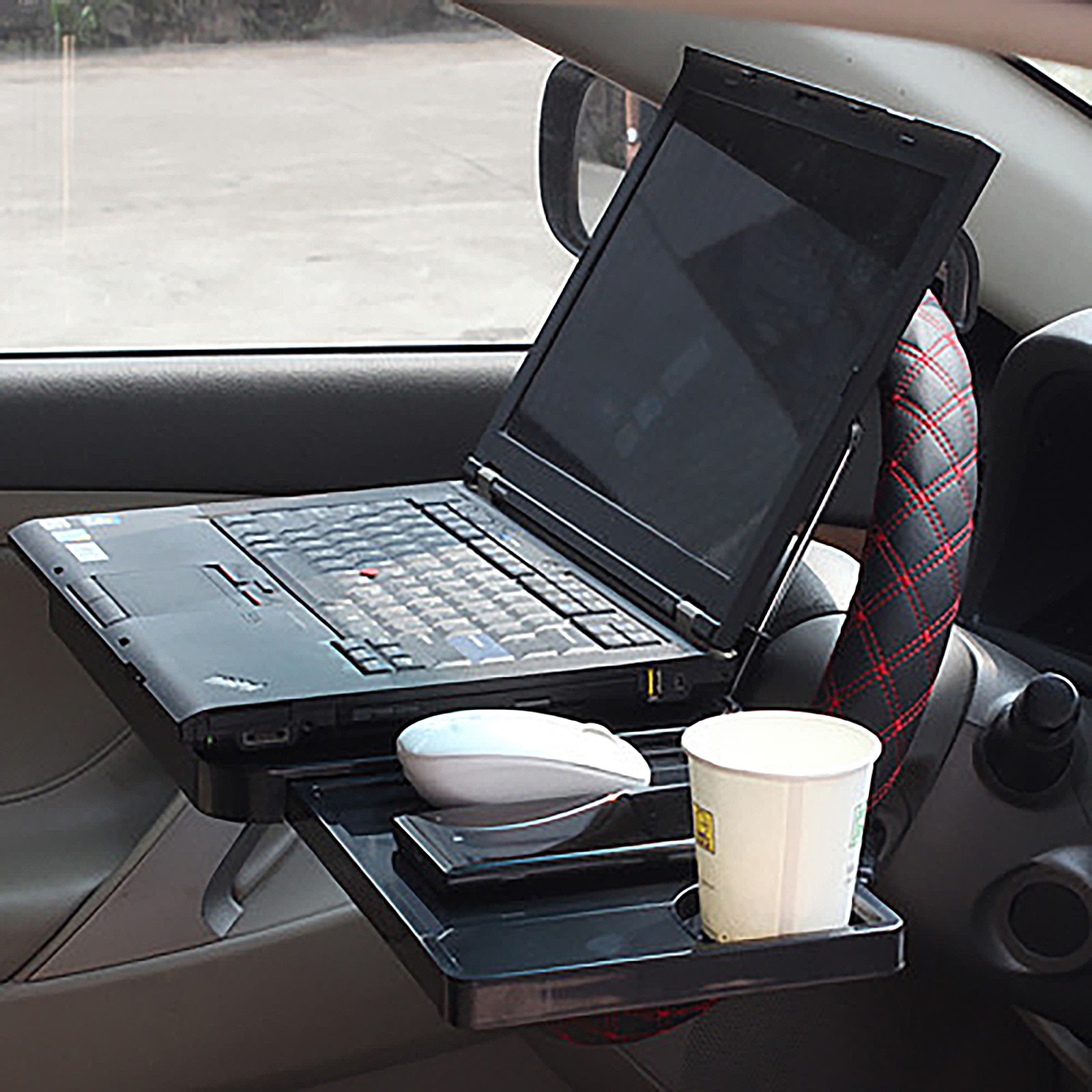 Auto Desk Koffie Houder Laptop Computer Tafel Stuurwiel Universele Draagbare Eet Werk Drinken Seat Lade Goederen Auto Accessoires