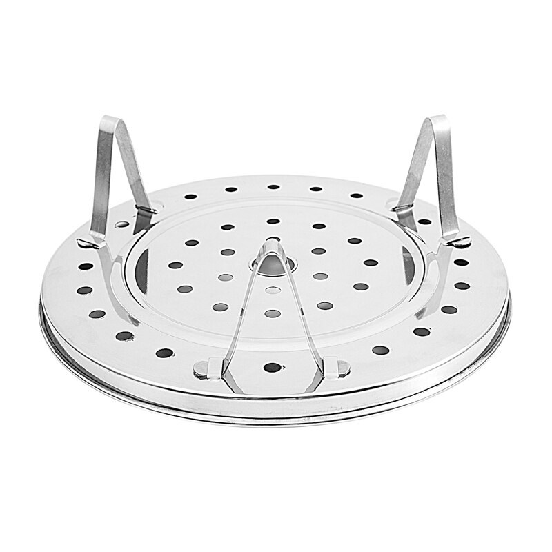 Ronda de comida de acero inoxidable máquina para cocinar a vapor estante de utensilios de cocina de 8 pulgadas de diámetro