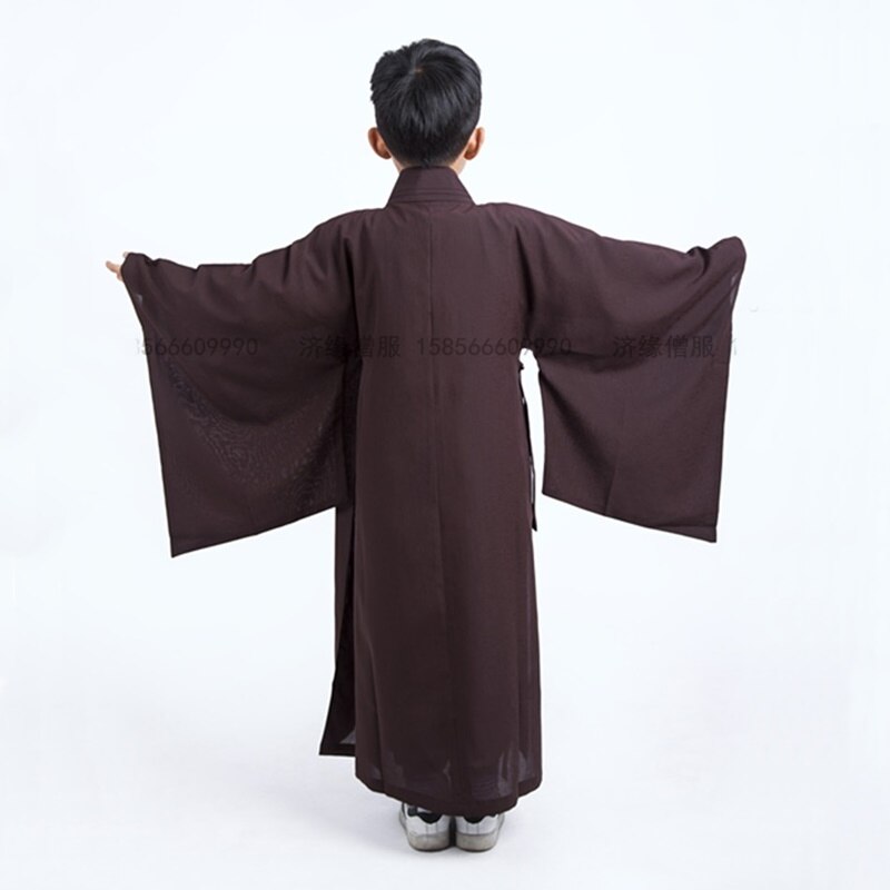 Batas de monje budista para niños, ropa para niños, disfraz masculino, túnicas de monje shaolin, TA516