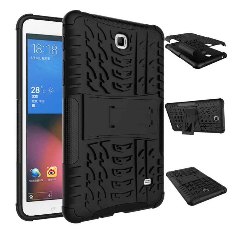 For Samsung Galaxy Tab 4 7.0 SM T230 Case Cover Coque T231 T235 Heavy Duty Rugged Impact Hybrid Case Kickstand Protective Cover