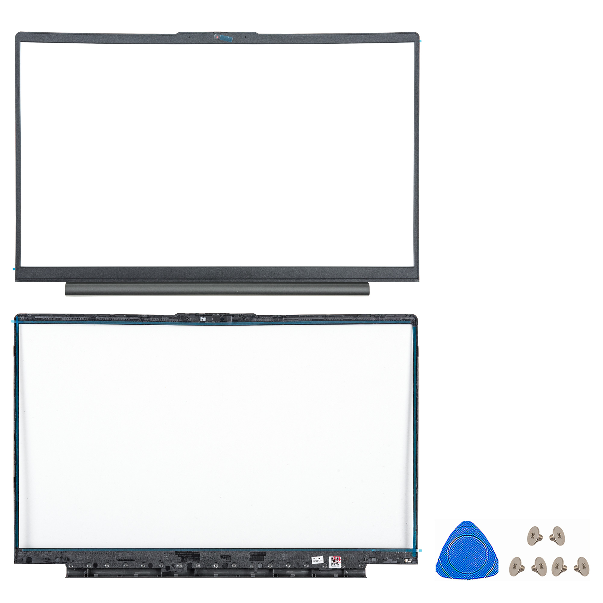 Top Case For Ideapad 5 15IIL05 15ARE05 15ITL05 15ALC05 LCD Back Cover Front Bezel Hinges Rear Lid AMK7000110 GS557: dark green
