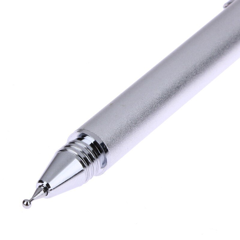 Fine Point Capacitive Touch Stylus Pen for Apple for iPad Nexus 7 Galaxy Tablets Kindle Fire HDX Silver