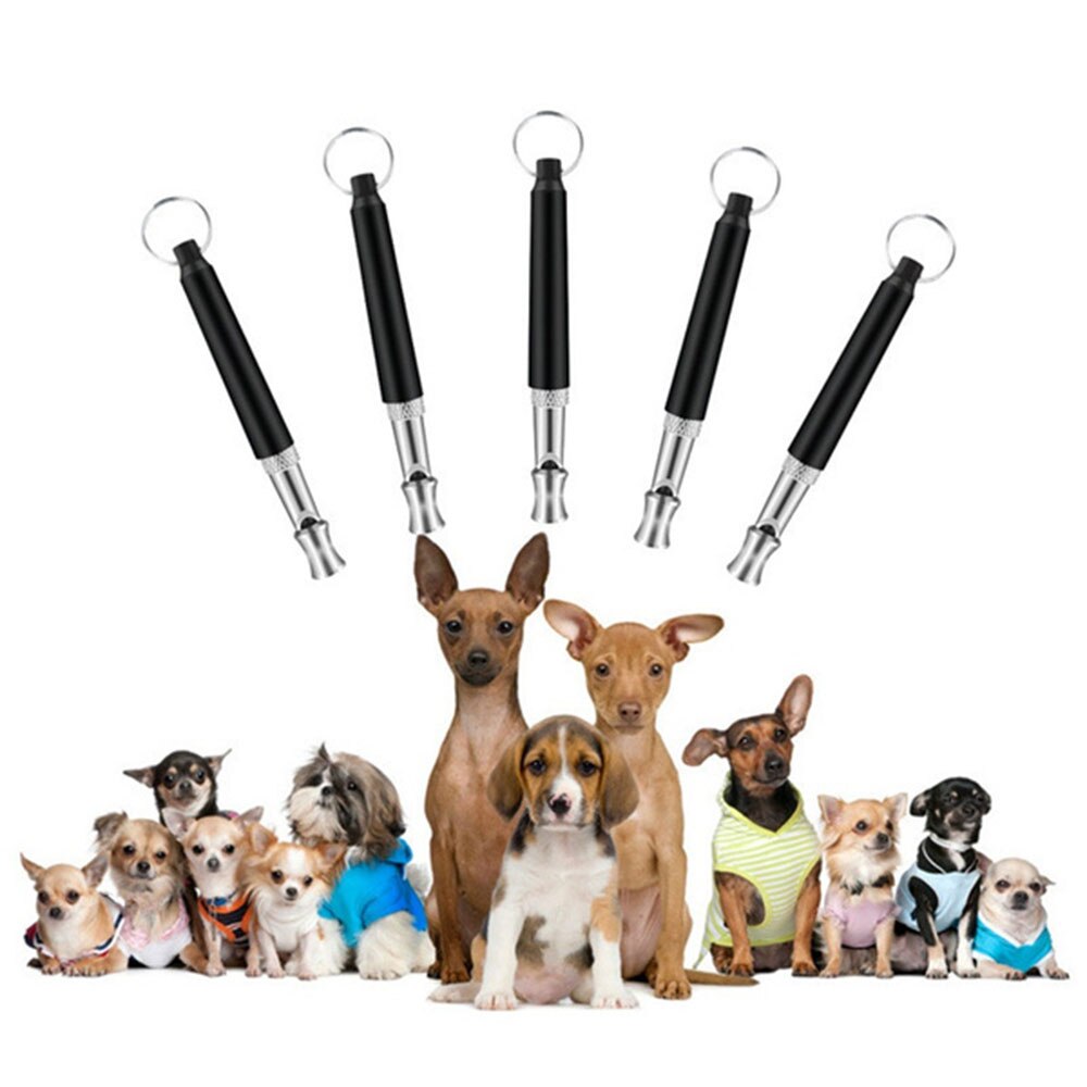 Dog Whistle Training Pet High Frequency Supersonic Whistle Stop Barking Control Dog Training Deterrent Whistle Puppy Adjustable