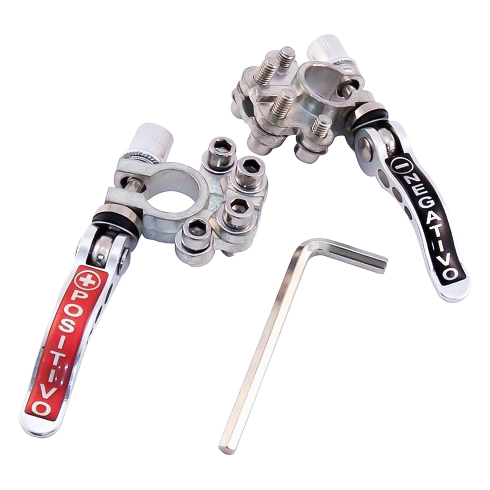 2x Car Battery Terminal Connectors Terminal Shut-Off Connectors for Car UTV